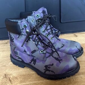 Iridescent Camouflage Diamond villa timberland boot